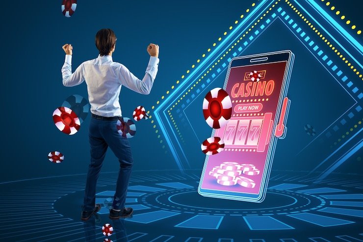 Pengguna membaca ketentuan voucher hiburan